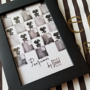 ❗Authentic Henri Bendel Store Display Art on Black Frame❗